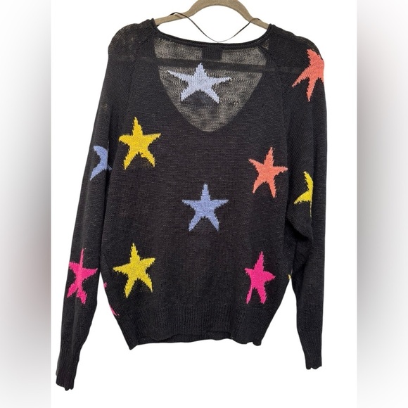 Blank Paige Lightweight Star Print Sweater - Picture 4 of 6